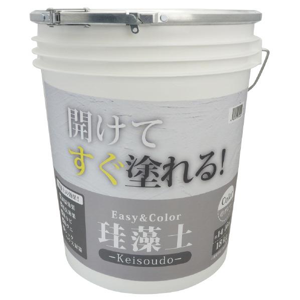 ワンウィル Easy&Color珪藻土 18kg グレー 3793060015 [3793060015]｜エディオン　店