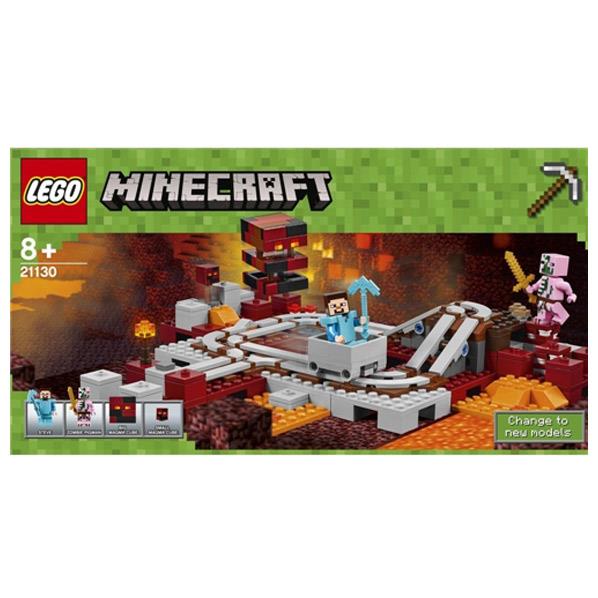 楽天市場 レゴジャパン Lego マインクラフト 暗黒界の線路 ｱﾝｺｸｶｲﾉｾﾝﾛ ｱﾝｺｸｶｲﾉｾﾝﾛ エディオン 楽天市場店