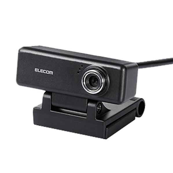 エレコム 高画質HD対応200万画素Webカメラ ブラック UCAM-C520FBBK [UCAMC520FBBK]