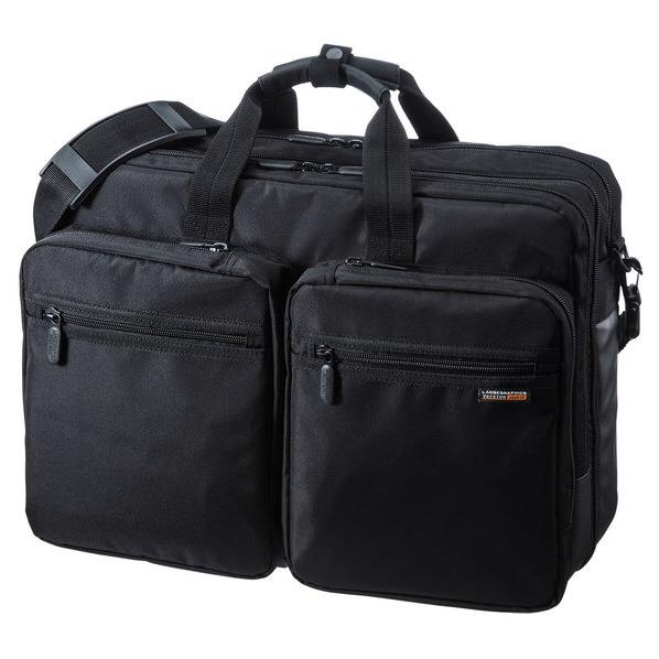サンワサプライ 3WAYビジネスバッグ(出張用・大型) ブラック BAG-3WAY22BK [BAG3WAY22BK]【ARMP】