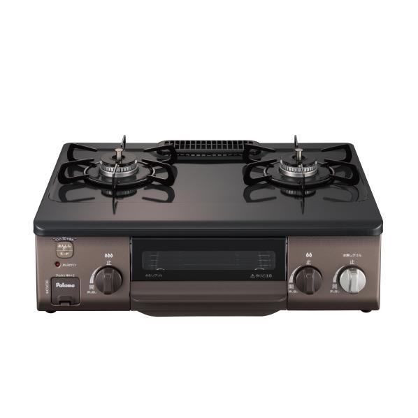 パロマ プロパンガス用 ガステーブル 左強火力 キッチン家電 ブラウンメタリック Ic S37bm L Lp ガスコンロ Ics37bmlp 据置型ガスコンロ Bfpt エディオン 店 プロパンガス用 パロマの安心コンロ