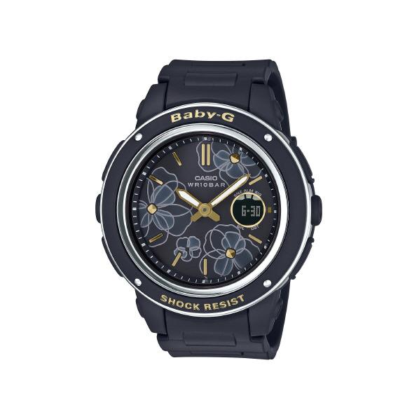 カシオ 腕時計 BABY-G Floral Dial Series ブラック BGA-150FL-1AJF [BGA150FL1AJF]