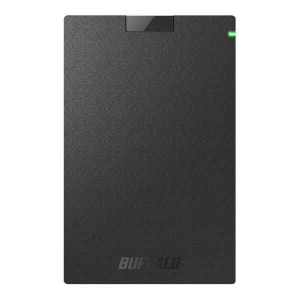 BUFFALO ポータブルハードディスク 500GB ブラック HD-PCG500U3-BA 
