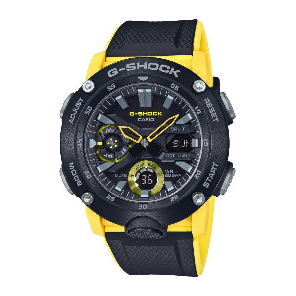 カシオ 腕時計 G-SHOCK イエロー GA-2000-1A9JF [GA20001A9JF]