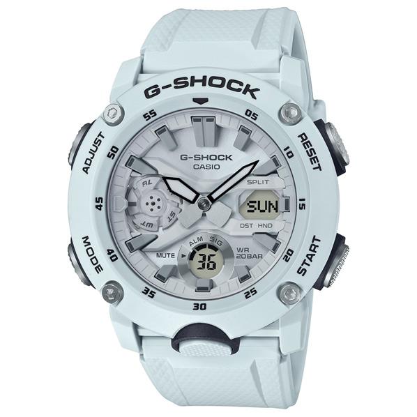 カシオ 腕時計 G-SHOCK ホワイト GA-2000S-7AJF [GA2000S7AJF]【JLMP】｜エディオン　店