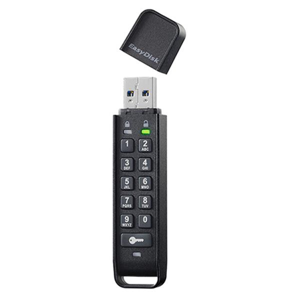 Ｉ・Ｏデータ パスワードボタン付き セキュリティUSBメモリー 8GB ED-HB3シリーズ ED-HB3/8G [EDHB38G]｜エディオン　店