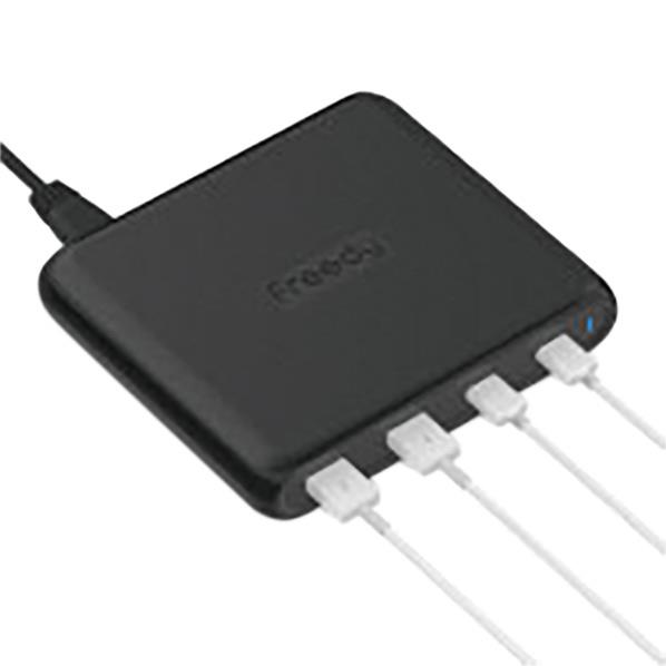 KOMATECH 90W マルチポートチャージャー Freedy ブラック EA1707BK [EA1707BK]
