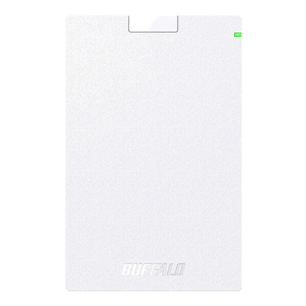 BUFFALO USB3．2(Gen1)対応ポータブルHDD Type-Cケーブル付(1TB) ドライブステーション ホワイト HD-PGAC1U3-WA [HDPGAC1U3WA]