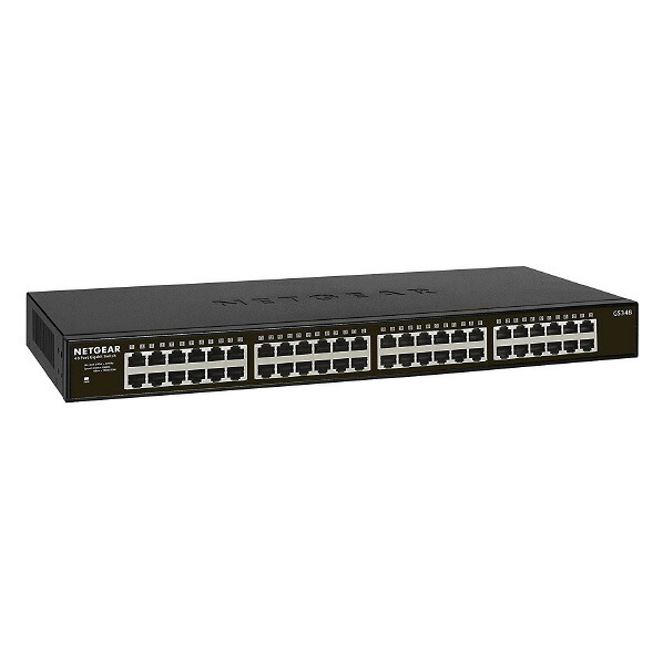 NETGEAR 48ポート アンマネージスイッチ GS300シリーズ GS348-100AJS [GS348100AJS]｜エディオン　店