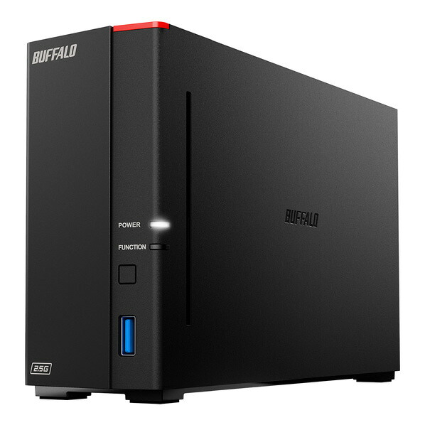バッファロー SOHO向け ネットワークHDD 1ベイ 8TB リンクステーション LS710DN0801B [LS710DN0801B]
