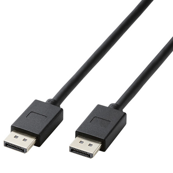 エレコム DisplayPort(TM) 1．4対応ケーブル(2．0m) ブラック CAC-DP1420BK2 [CACDP1420BK2]