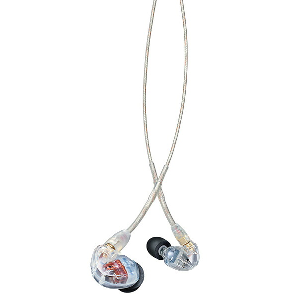 SHURE 高遮音性イヤフォン SEイヤホンシリーズ クリアー SE535-CL-A [SE535CLA]｜エディオン　店
