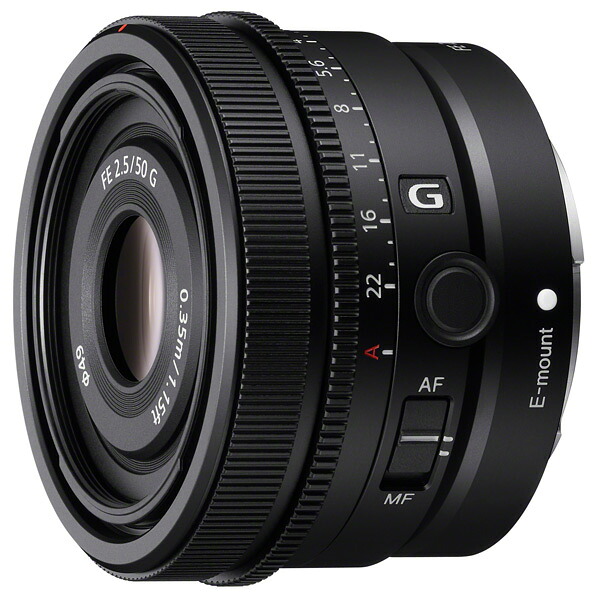 SONY デジタル一眼カメラα[Eマウント]用 単焦点レンズ FE 50mm F2.5 G SEL50F25G [SEL50F25G]