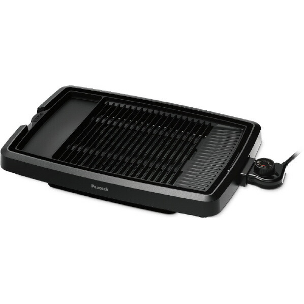 ピーコック 電気焼肉器(1枚タイプ) ブラック WY-D120 [WYD120]