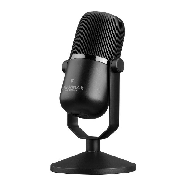 M-GAMING 96kHz / 24bit USBマイクロフォン Thronmax Mdrill Zero Plus ジェットブラック MG-M4PLUS [MGM4PLUS]【JLMP】｜エディオン　店