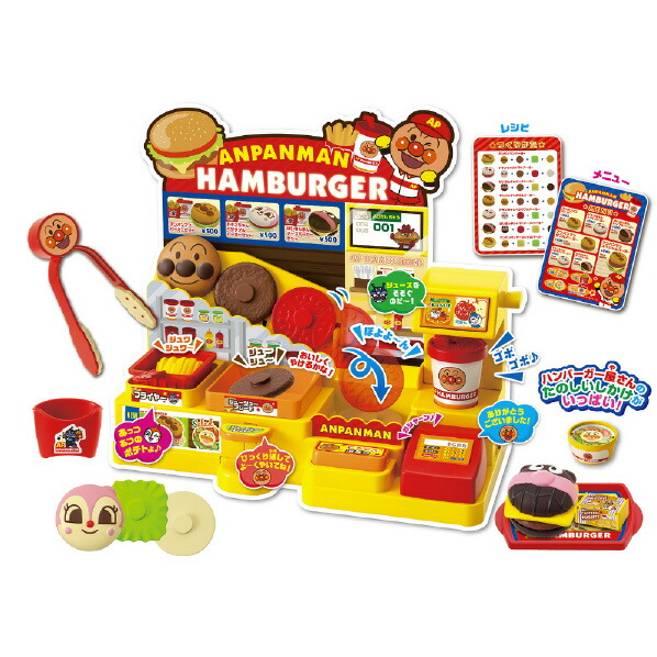 セガトイズ　アンパンマン　ジュージューころころ　[APｵｼﾔﾍﾞﾘﾊﾝﾊﾞ-ｶﾞ-ﾔｻﾝN]　おしゃべりハンバーガー屋さん　APｵｼﾔﾍﾞﾘﾊﾝﾊﾞ-ｶﾞ-ﾔｻﾝN