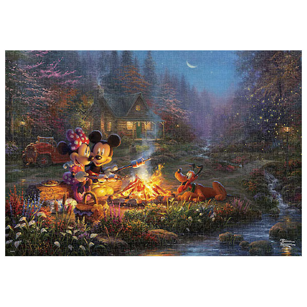 出群 テンヨー ディズニー ジグソーパズル1000ピース Mickey And Minnie Sweetheart Campfire D 1000 079 Dﾐﾂｷ ｱﾝﾄﾞﾐﾆ