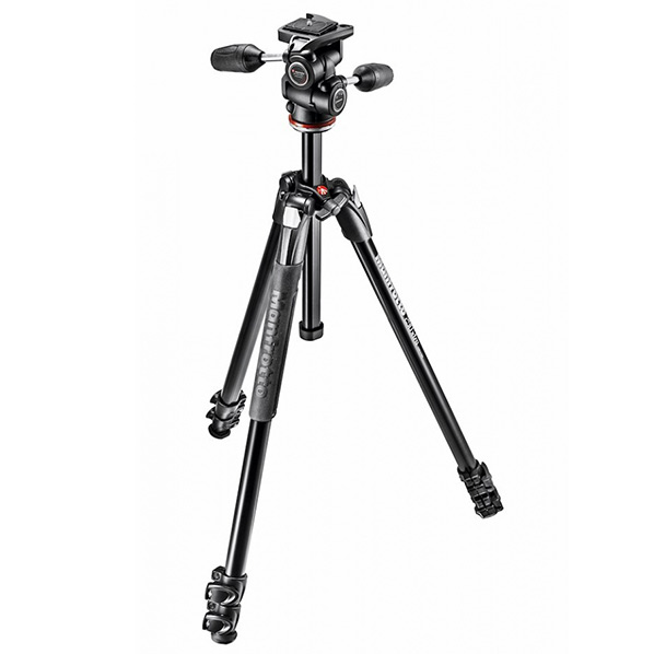 Manfrotto アルミニウム3段三脚+3ウェイ雲台キット MK290XTA3-3W [MK290XTA33W]｜エディオン　店