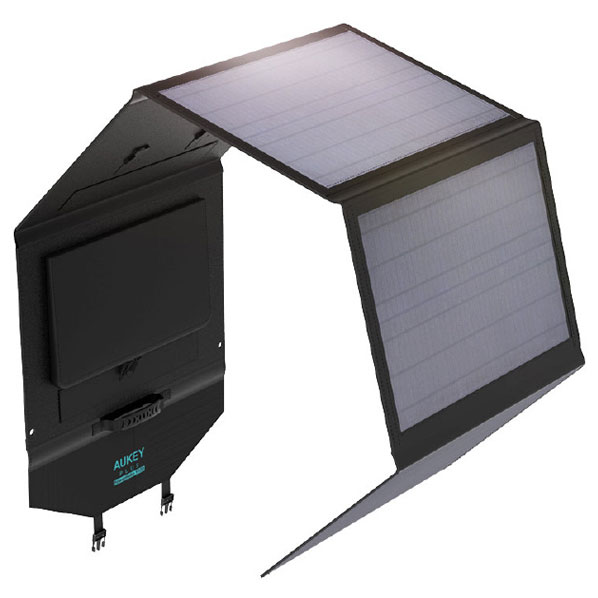 AUKEY 折りたたみ式 ソーラーパネル(120W) ブラック SP-GP12-BK [SPGP12BK]