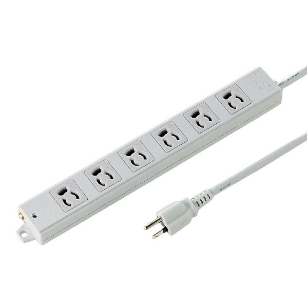 サンワサプライ 工事物件タップ(3P・6個口・5m) TAP-KS6-5 [TAPKS65]【APRP】 5,217円