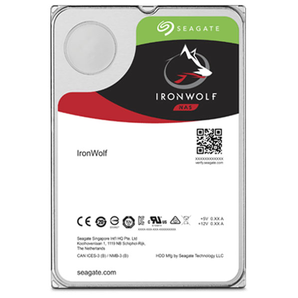 Seagate SATA6G接続ハードディスク(12TB) IronWolf ST12000VN0008 [ST12000VN0008C]
