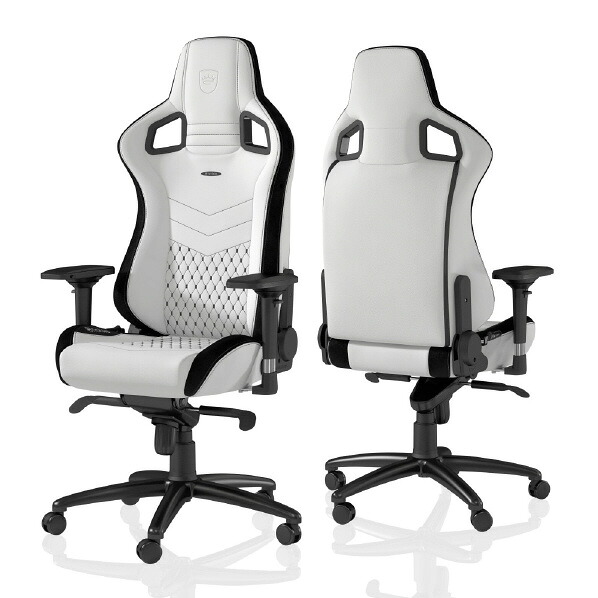 noblechairs ゲーミングチェア EPIC(エピック) プレミアムホワイト NBL-PU-WHT-002-ED [NBLPUWHT002ED]【JLMP】｜エディオン　店