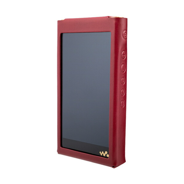 musashino LABEL NW-WM1ZM2/NW-WM1AM2用オープンタイプレザーケース ワインレッド CP-NWWM2LCO/WR [CPNWWM2LCOWR]【APRP】
