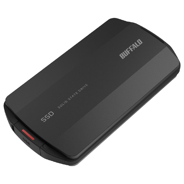 楽天市場】BUFFALO USB3．2(Gen1) ポータブルSSD(2TB) ブラック SSD