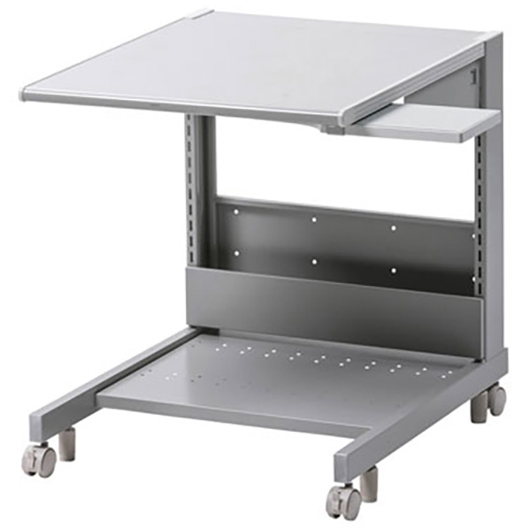 サンワサプライ パソコンラック(業務用・棚可変・幅60．0×高さ70．0cm) ライトグレー RAC-267 [RAC267]