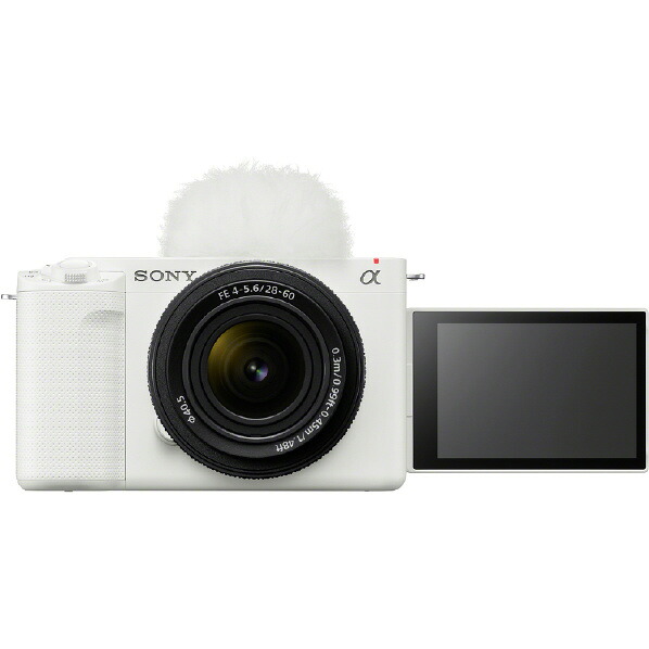 SONY　ソニー ミラーレス一眼カメラ・ズームレンズキット VLOGCAM ZV-E1L ホワイト ZV-E1L W [ZVE1LW]【RNH】｜エディオン　店