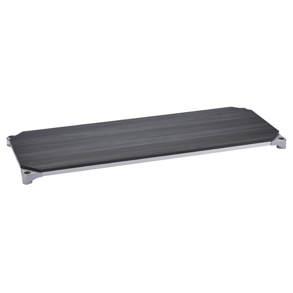 エレクター ベーシックシリーズ ウッドシェルフ 棚用 W750×D450mm 1枚 ブラックウッド シルバーフレーム B1830MBS1 [B1830MBS1]