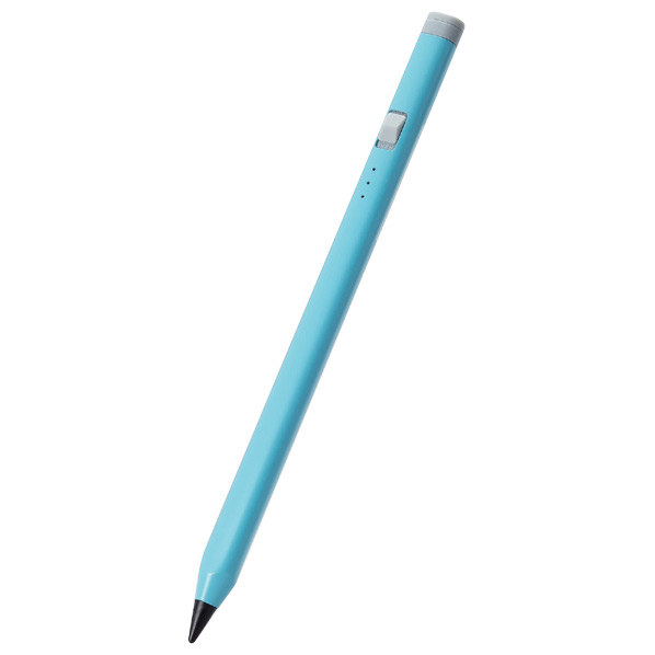 エレコム iPad専用充電式アクティブタッチペン ブルー P-TPACAPEN02BU [PTPACAPEN02BU]