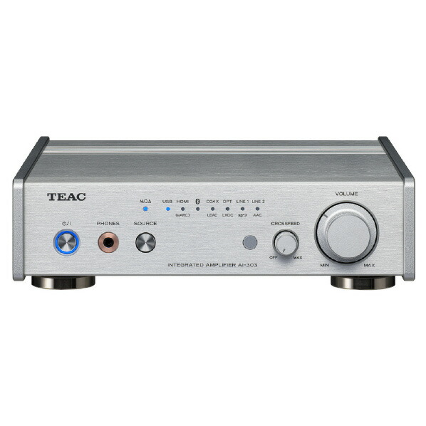 TEAC USB DAC/ステレオプリメインアンプ Referenceシリーズ シルバー AI-303-S [AI303S]【RNH】 46,302円