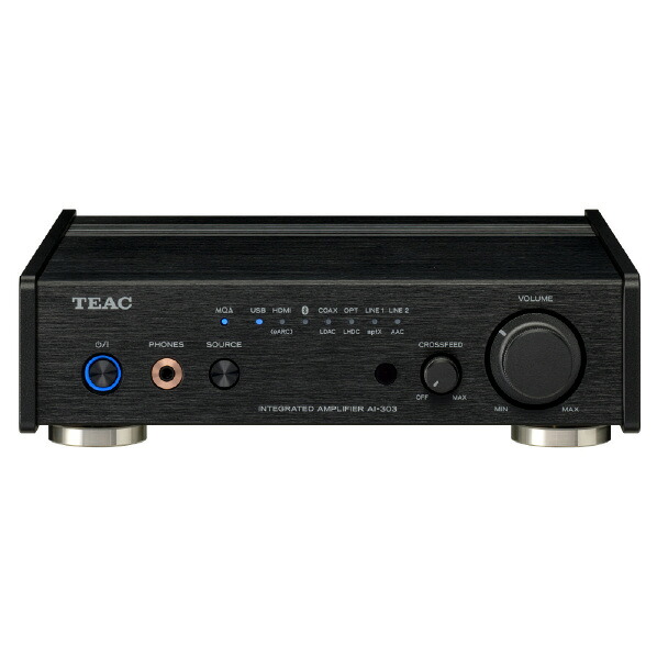TEAC USB DAC/ステレオプリメインアンプ Referenceシリーズ ブラック AI-303-B [AI303B]【RNH】