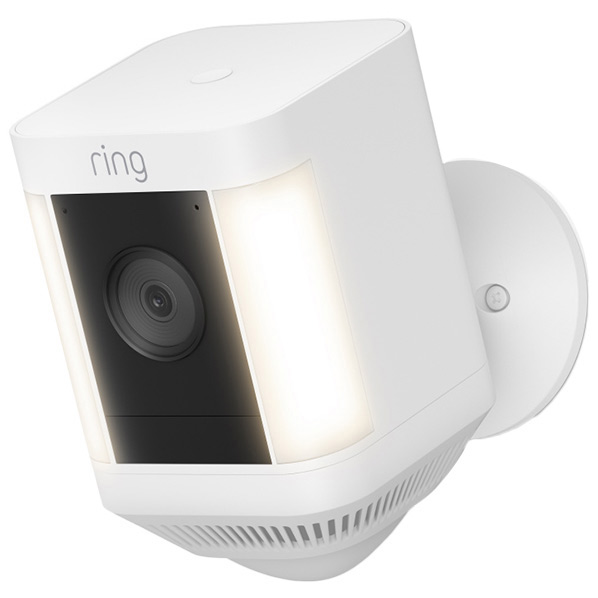 Amazon Spotlight Cam Plus、 Battery(リング スポットライトカム プラス バッテリーモデル) センサーライト付き屋外カメラ ホワイト B09J6FWP3Z [B09J6FWP3Z]【ARMP】