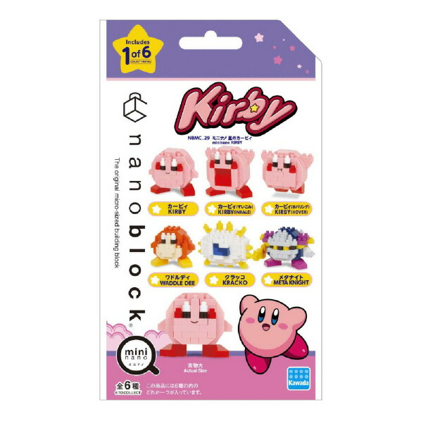 カワダ ナノブロック ミニナノ 星のカービィ(単品) NBMC_29 NBMC29ミニナノホシノカ-ビイ [NBMC29ミニナノホシノカ-ビイ]画像