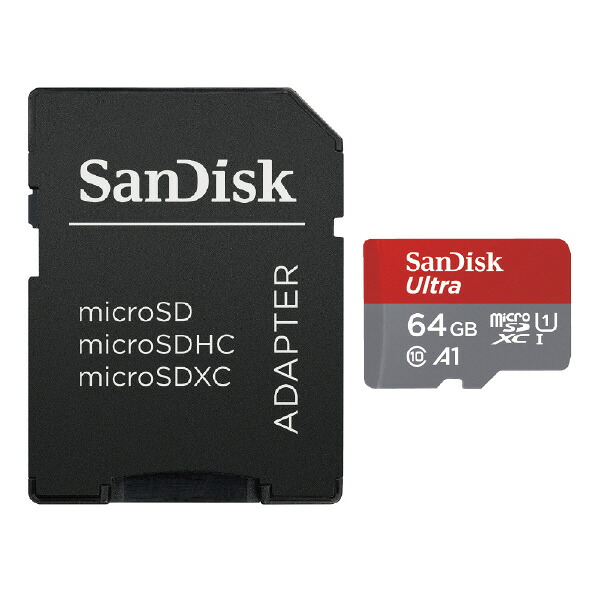 サンディスク Ultra microSDXC UHS-Iカード(64GB) SDSQUAB-064G-JN3MA [SDSQUAB064GJN3MA]
