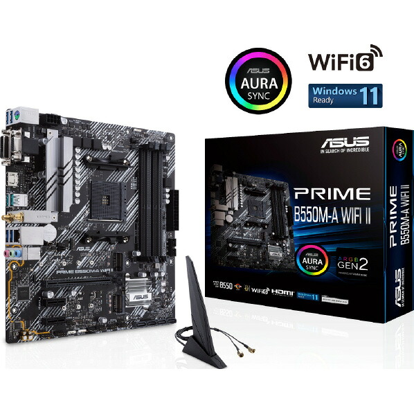 ASUS マザーボード PRIME PRIME/B550M-A/WIFI/2 [PRIMEB550MAWIFI2]