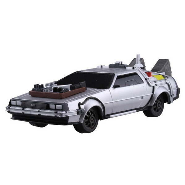 アオシマ 1/43 ムービーメカ No．13 プルバック バック・トゥ・ザ・フューチャー PartIII タイムマシン A13バツクトウザフユ-チヤ-デロリアン3 [A13バツクトウザフユ-チヤ-デロリアン3]画像