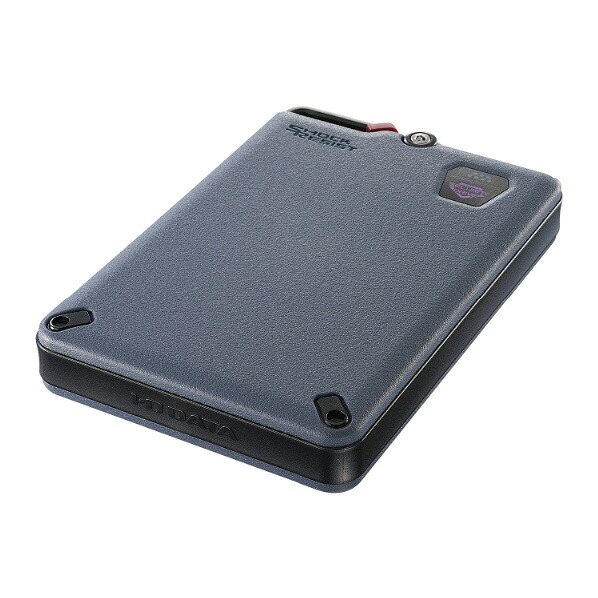 I・Oデータ ハードウェア自動暗号化&耐衝撃ポータブルHDD(2TB) BizDAS HDPD-SUTC2 [HDPDSUTC2]