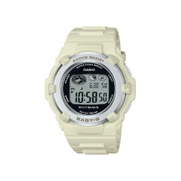 カシオ ソーラー電波腕時計 BABY-G ホワイト BGR-3003NC-7JF [BGR3003NC7JF]｜エディオン　店 12,707円