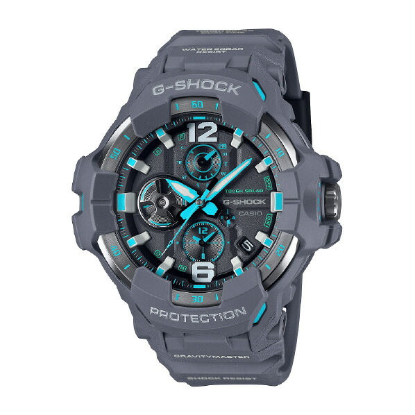 カシオ 腕時計 G-SHOCK MASTER OF G GRAVITYMASTER グレー/ブルー GR-B300-8A2JF [GRB3008A2JF]【JLMP】｜エディオン　店