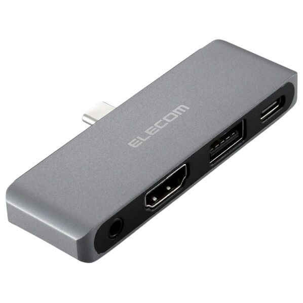 エレコム USB Type-C/直挿しタイプドッキングステーション シルバー DST-C25SV [DSTC25SV]
