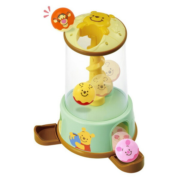 タカラトミー ディズニーベビートイ くるくるごろりん2WAYボールタワー くまのプーさん クルクルゴロリン2WAYボ-ルタワ-プ-サン [クルクルゴロリン2WAYボ-ルタワ-プ-サン]画像