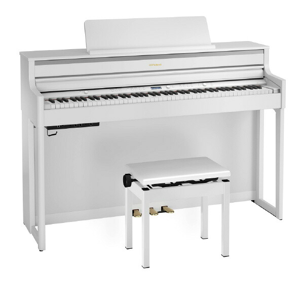 ローランド 電子ピアノ 【高低自在椅子＆ヘッドホン付き】 HP700 Series ホワイト HP704-WHS [HP704WHS]｜エディオン　店