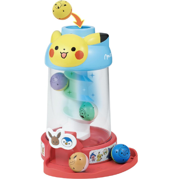 セガフェイブ ポケットモンスター モンポケ 音も!光も!ころころピカチュウタワー モンポケコロコロピカチユウタワ- [モンポケコロコロピカチユウタワ-]画像