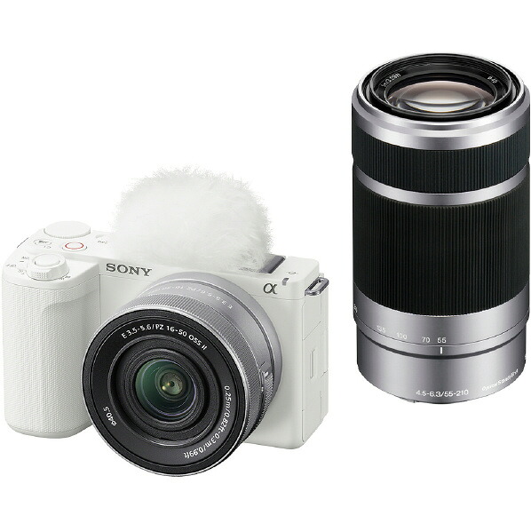 SONY　ソニー ミラーレス一眼カメラ・ダブルズームレンズキット α VLOGCAM ZV-E10 II ホワイト ZV-E10M2X W [ZVE10M2XW]【RNH】