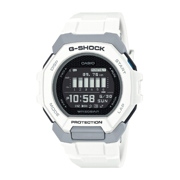 カシオ 腕時計 G-SHOCK ホワイト GBD-300-7JF [GBD3007JF]【JLMP】｜エディオン　店