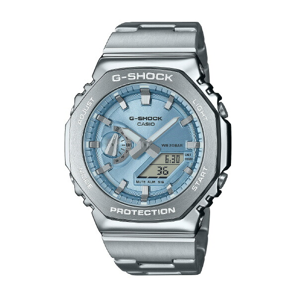 カシオ 腕時計 G-SHOCK スカイブルー GM-2110D-2AJF [GM2110D2AJF]【JLMP】｜エディオン　店 48,400円