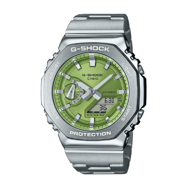 カシオ 腕時計 G-SHOCK ライムグリーン GM-2110D-3AJF [GM2110D3AJF]【JLMP】｜エディオン　店 48,400円